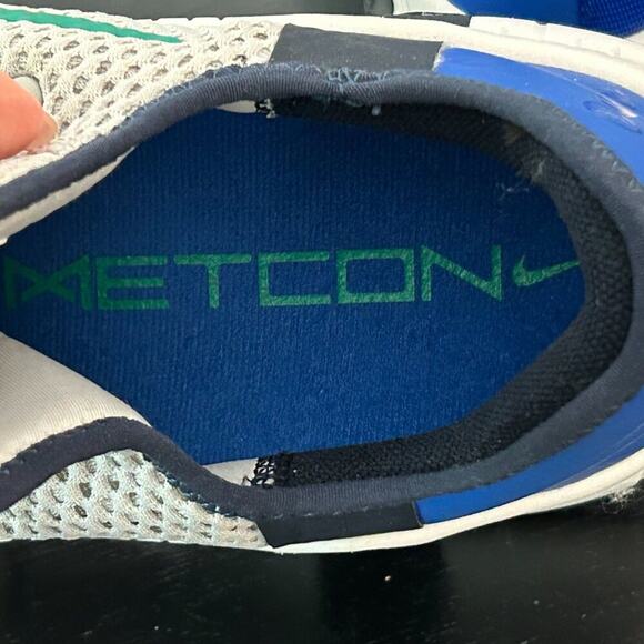 Nike Free Metcon 3 Shoes CJ0861-043 Grey Fog Neptune Green Size 15 - Picture 13 of 13